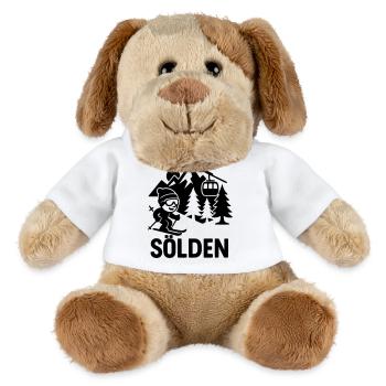 Sölden Ski  - MiniFeet® Hund Helge - Weiß - Vorne