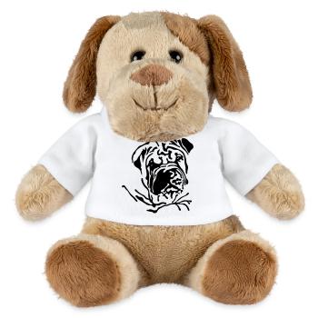 Shar-Pei - MiniFeet® Hund Helge - Weiß - Vorne