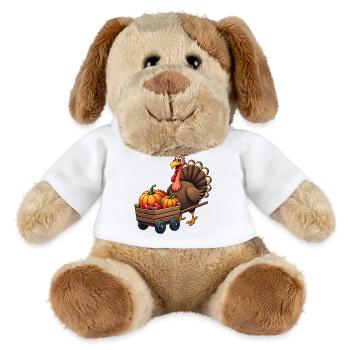 Thanksgiving Lustiger Thanksgiving Truthahn - MiniFeet® Hund Helge - Weiß - Vorne