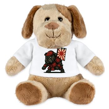 Bulldog Samurai Rising - MiniFeet® Dog Helge - white - Front