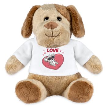 Koala verliebt auf Sweet Heart - MiniFeet® Hund Helge - Weiß - Vorne