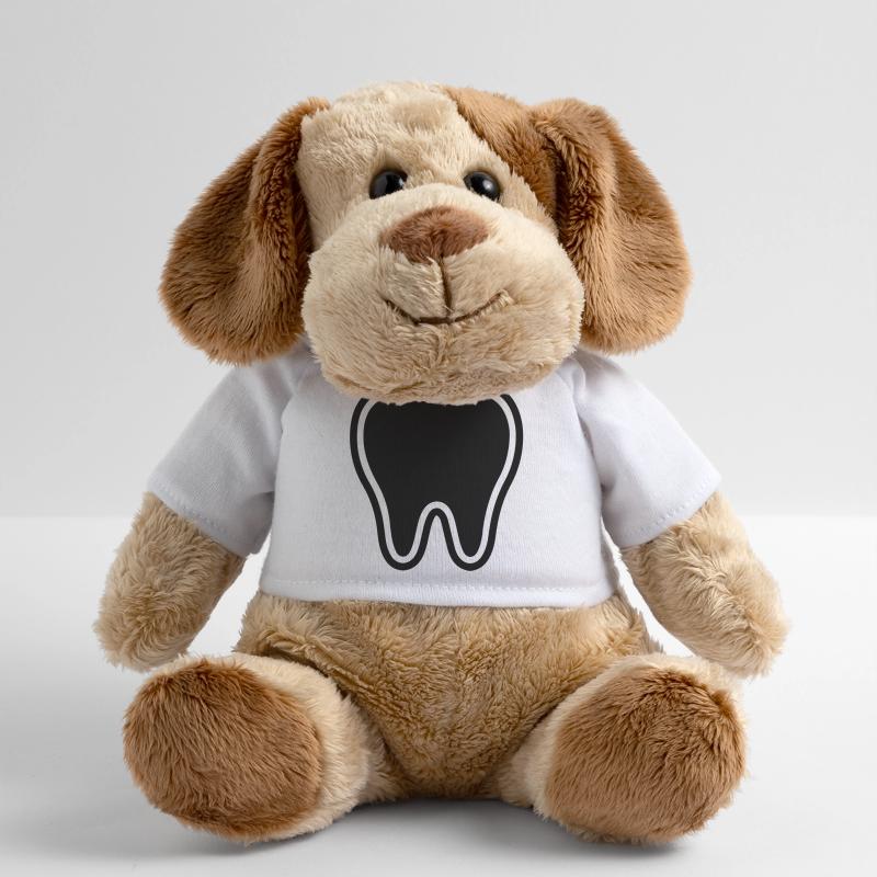 Symbole de la dent Chien en peluche Helge MiniFeet®