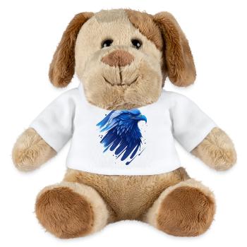 Blue Eagle - Chien en peluche Helge MiniFeet® - blanc - Devant