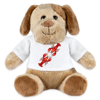 Red lobster - MiniFeet® Dog Helge - white - Front