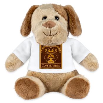 Penguin Coffee Vibes - MiniFeet® Hund Helge - Weiß - Vorne