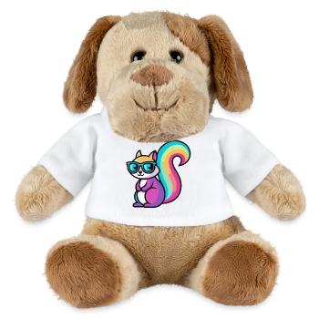 Rainbow Squirrel Glasses - MiniFeet® Dog Helge - white - Front