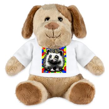 hedgehog - MiniFeet® Dog Helge - white - Front