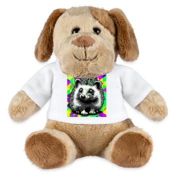 hedgehog - MiniFeet® Dog Helge - white - Front