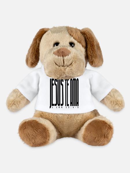 Jesus Loves You 2 - MiniFeet® Dog Helge - white