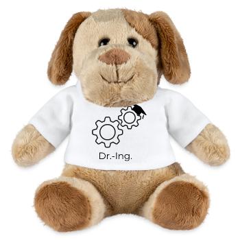 Dr.-Ing. Zahnräder - MiniFeet® Hund Helge - Weiß - Vorne