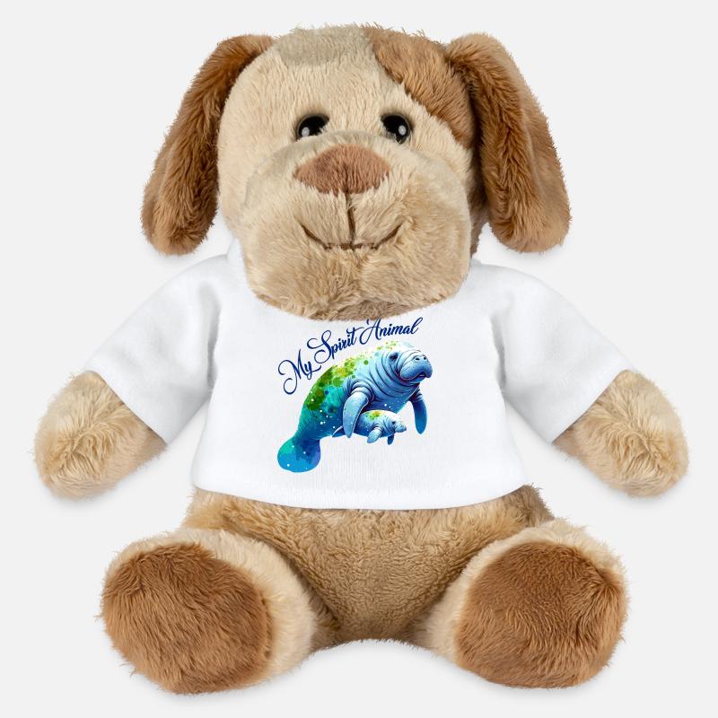 Seekuh mit Kalb - MiniFeet® Hund Helge - Weiß