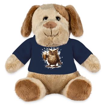 Eule Bier Lustig - MiniFeet® Hund Helge - French Navy - Vorne