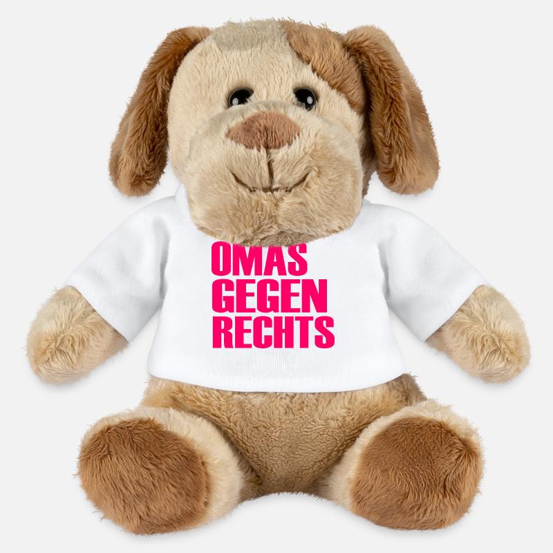 Omas gegen rechts - MiniFeet® Hund Helge - Weiß