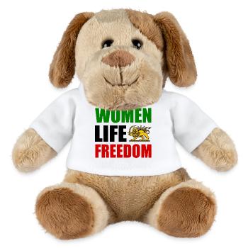 Women life freedom - Chien en peluche Helge MiniFeet® - blanc - Devant