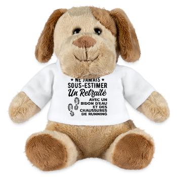 Humor-Lauf-Retreat - MiniFeet® Hund Helge - Weiß - Vorne