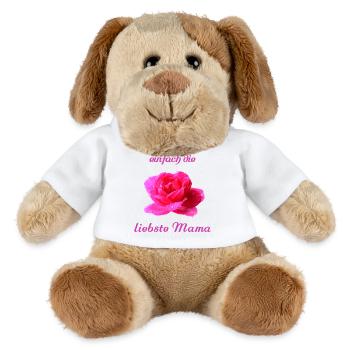 Dearest Mom Mother's Day - MiniFeet® Dog Helge - white - Front