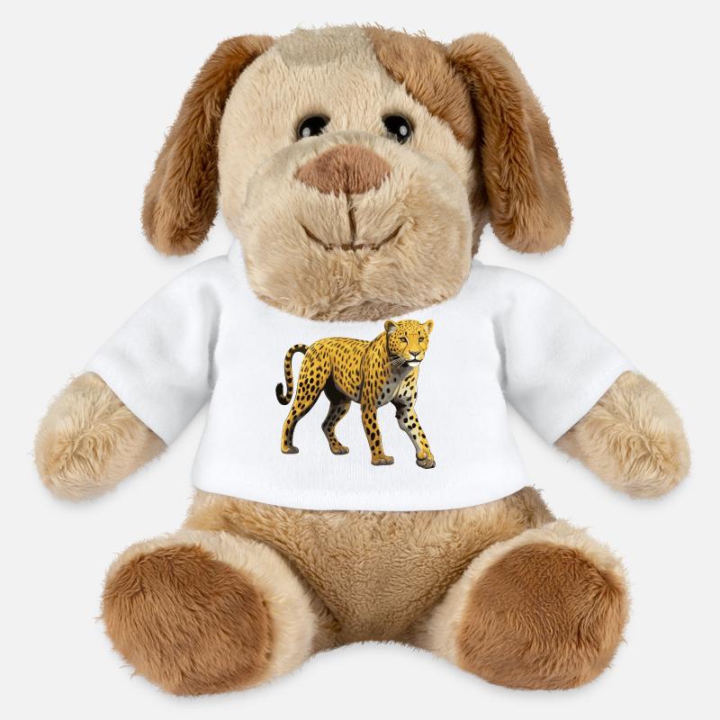 Gepard Tier - MiniFeet® Hund Helge - Weiß