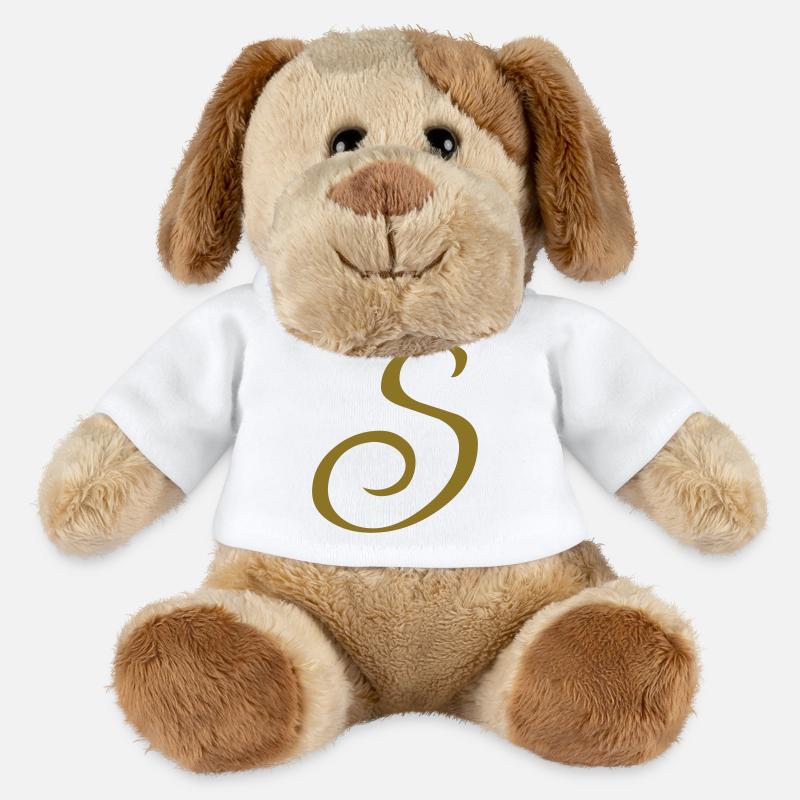 Buchstabe S - MiniFeet® Hund Helge - Weiß
