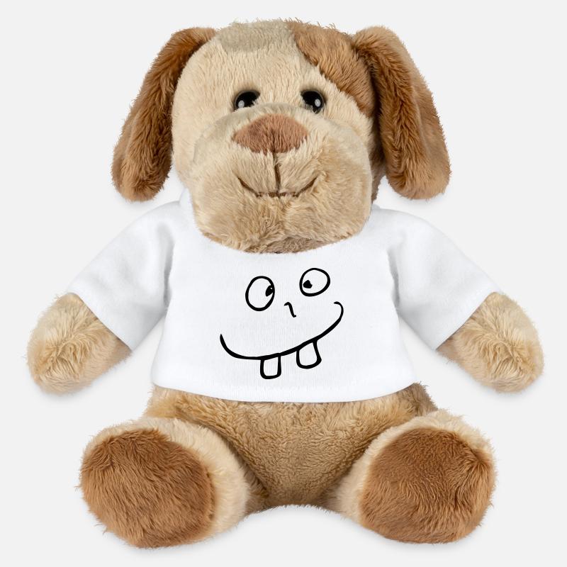 Nerd Face - MiniFeet® Hund Helge - Weiß
