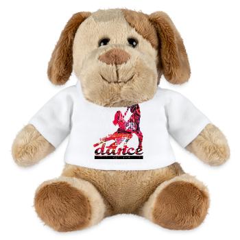 love to dance - MiniFeet® Dog Helge - white - Front