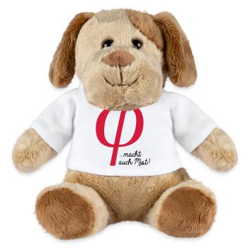 klein phi macht auch Mist - Chien en peluche Helge MiniFeet® - blanc - Devant