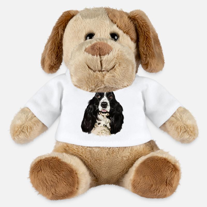 Cocker spaniel - MiniFeet® Hund Helge - Weiß