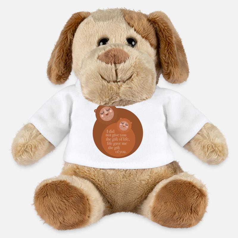 MÈRE - Chien en peluche Helge MiniFeet® - blanc