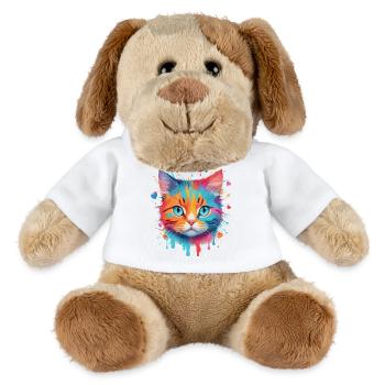 Niedliche Katze - MiniFeet® Hund Helge - Weiß - Vorne