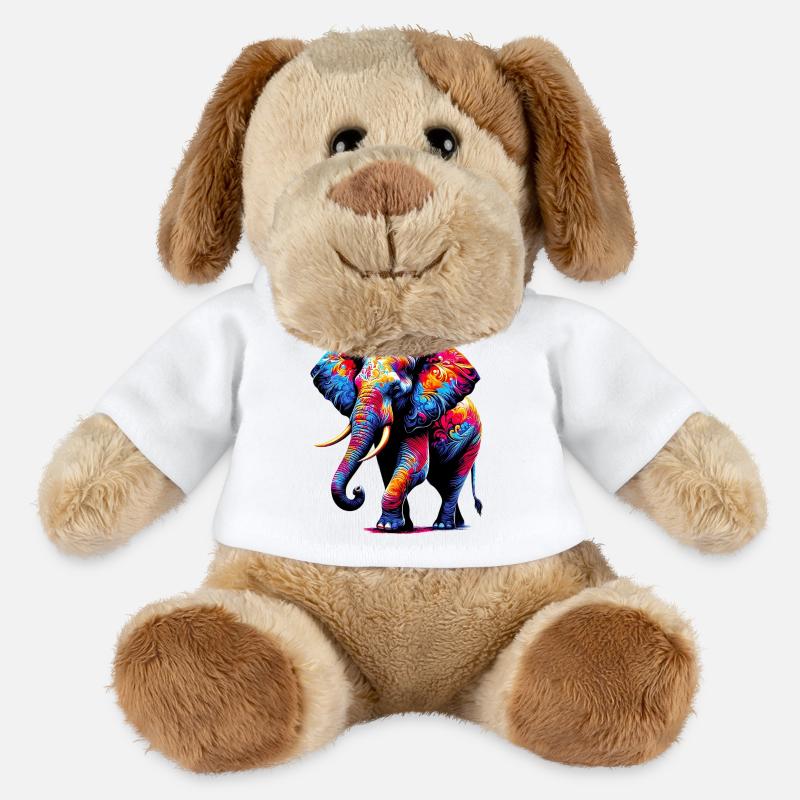 Elefant - MiniFeet® Hund Helge - Weiß
