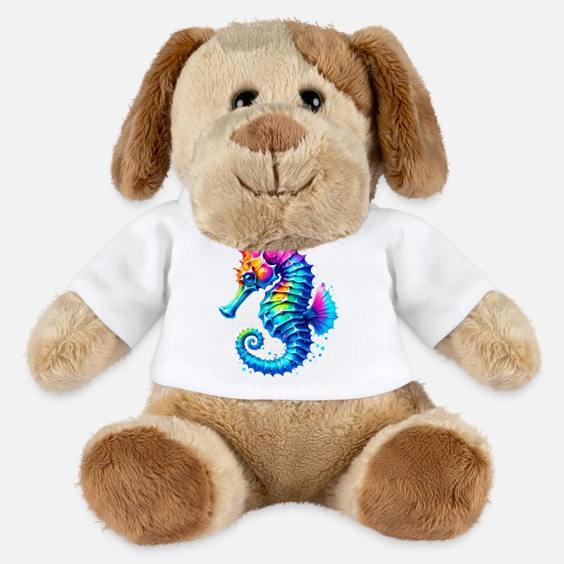 Seepferdchen - MiniFeet® Hund Helge - Weiß