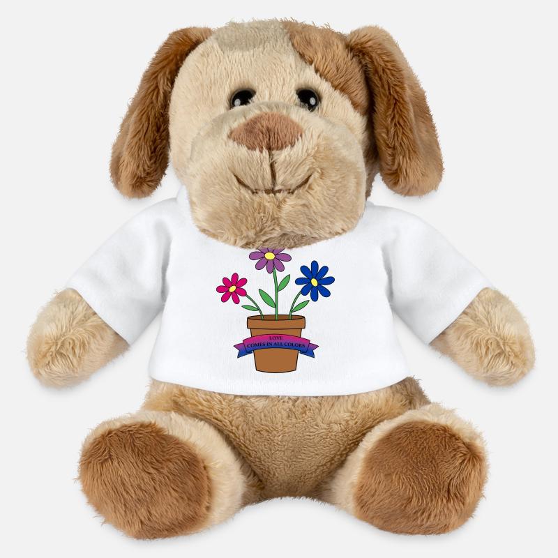 bisexual flowers - MiniFeet® Hund Helge - Weiß