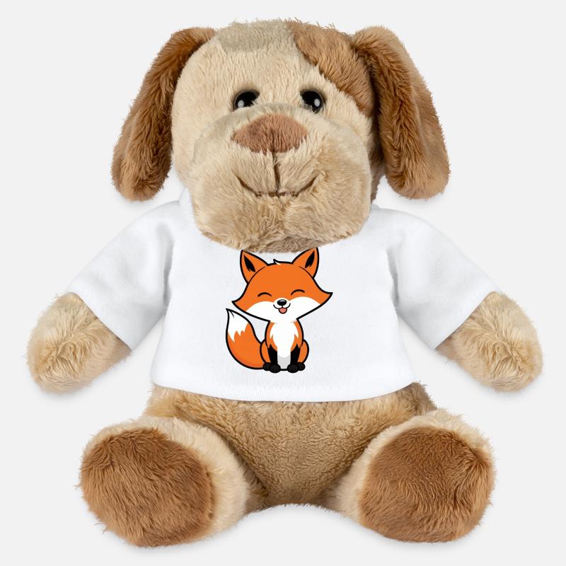 süßer Fuchs - MiniFeet® Hund Helge - Weiß