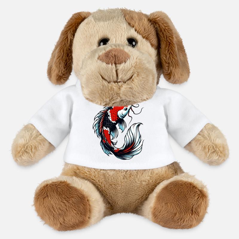 Koi-Karpfen - MiniFeet® Hund Helge - Weiß