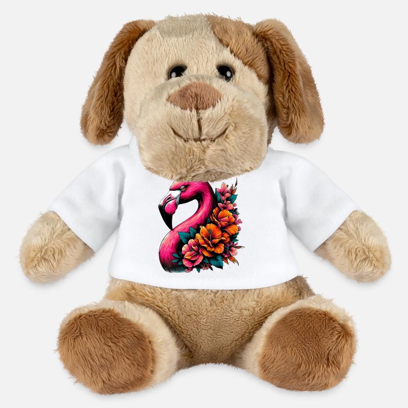 Flamingo - MiniFeet® Hund Helge - Weiß