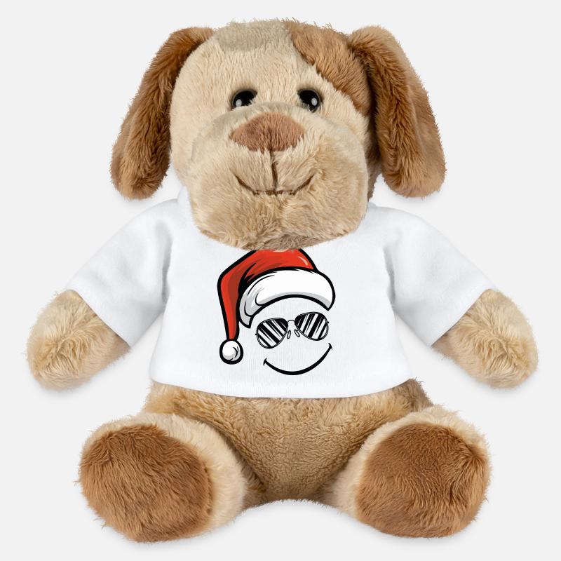 Smileface Nikolaus - MiniFeet® Hund Helge - Weiß