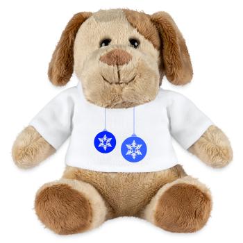 Weihnachtskugeln Stern frost - MiniFeet® Hund Helge - Weiß - Vorne
