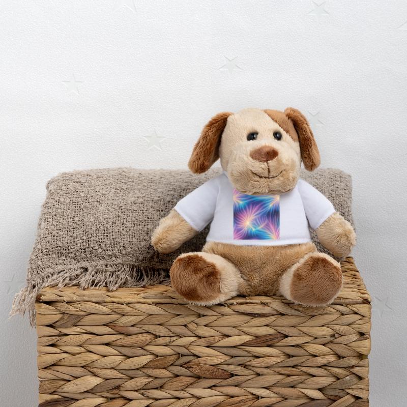 Bunte kosmische Explosionen MiniFeet® Hund Helge