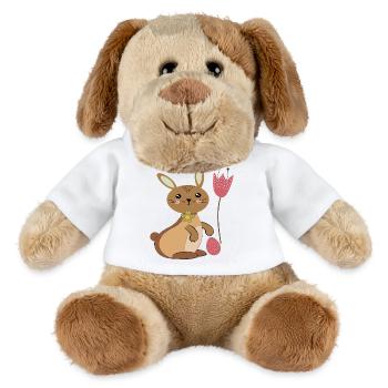 Osterhase - MiniFeet® Hund Helge - Weiß - Vorne