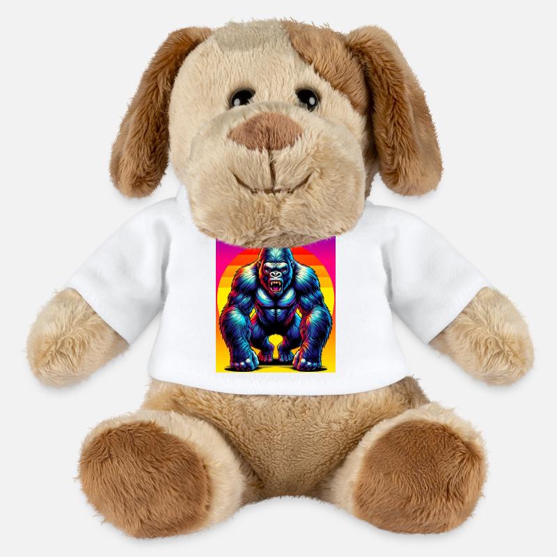 Gorilla - MiniFeet® Hund Helge - Weiß