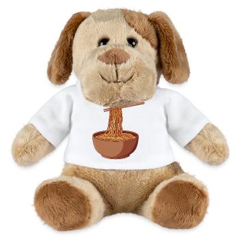Minimalist Noodle Bowl - MiniFeet® Dog Helge - white - Front