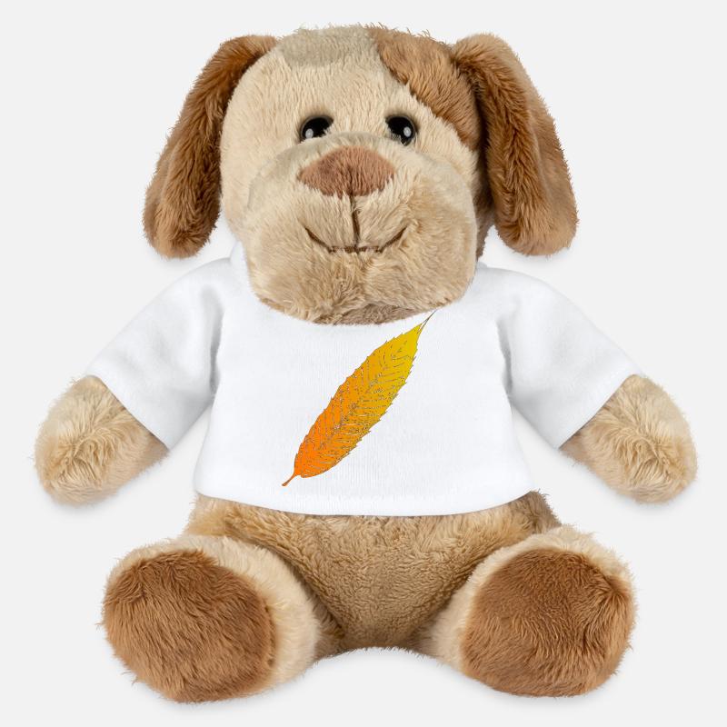 Autumn Leaf Gradient - MiniFeet® Dog Helge - white