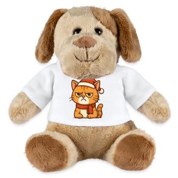 Grumpy Christmas hangover - MiniFeet® Dog Helge - white - Front