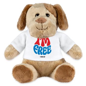 ICH BIN FREI #1 – lass uns reden. - MiniFeet® Hund Helge - Weiß - Vorne