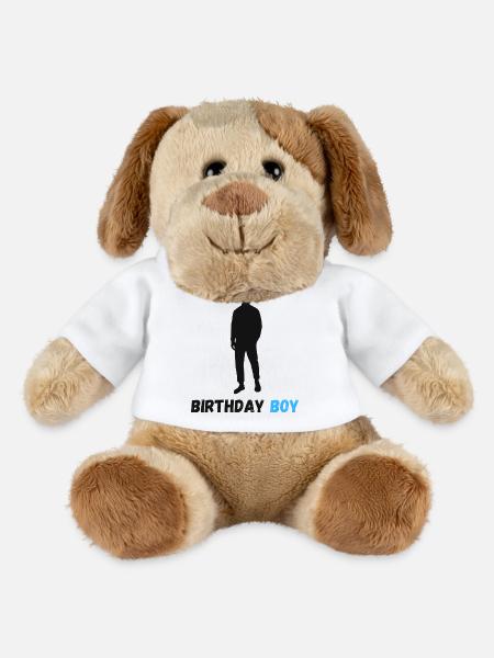 Birthday Boy Silhouette - MiniFeet® Dog Helge - white