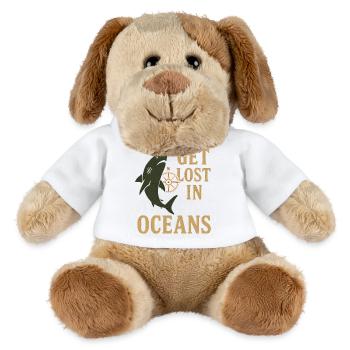 Get Lost in Oceans Nautical - MiniFeet® Dog Helge - white - Front