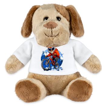 Vélo Owl - Chien en peluche Helge MiniFeet® - blanc - Devant
