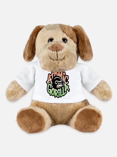 Atomic Gorilla Graffiti - MiniFeet® Dog Helge - white
