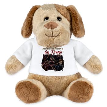 Mitternachtsmaskerade und Drama - MiniFeet® Hund Helge - Weiß - Vorne
