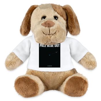 Univers Blue Dot Home - Chien en peluche Helge MiniFeet® - blanc - Devant