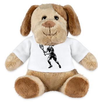 Tennis player - MiniFeet® Dog Helge - white - Front